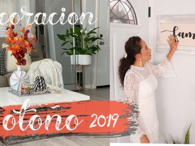 DECORACION OTOÑO 2019-DIY ECONOMICOS- DECORANDO MI SALA PARA OTOÑO- FALL DECOR IDEAS-Silviaentuvida