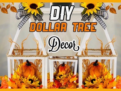 ????DIY DOLLAR TREE DECOR Otoño ????Decoración otoño 2019 Ideas Para Decorar.Nady