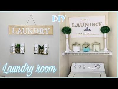 DIY Económico -IDEAS PARA ORGANIZAR UNA LAVANDERÍA PEQUEÑA -Laundry Decor Ideas