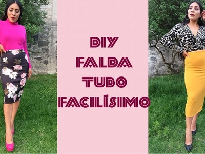 DIY Falda De Tubo Extremadamente Fácil
