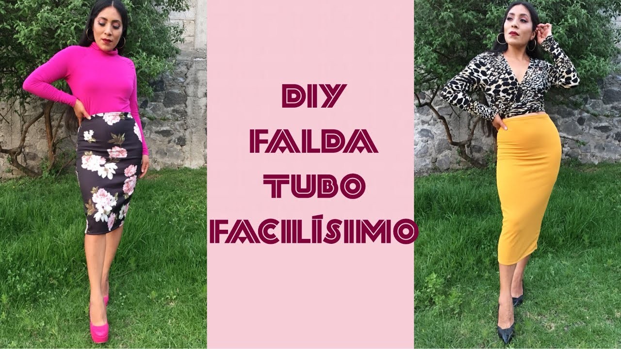 DIY Falda De Tubo Extremadamente Fácil