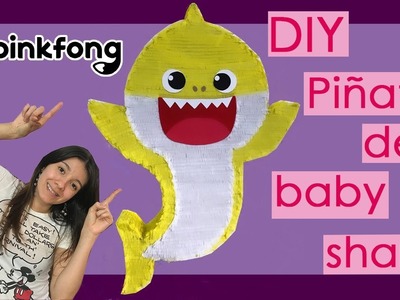 DIY piñata de BABY SHARK (pinkfong)????????| como hacer una PIÑATA DE BABY SHARK ????????