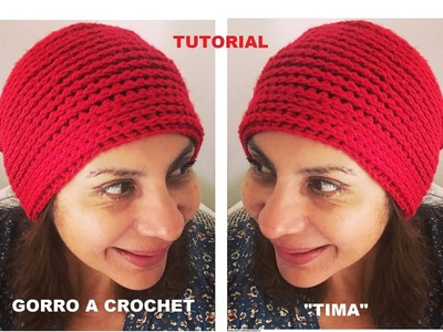 Gorro a CROCHET TODAS LAS TALLAS "Tima" por Maricita Colours