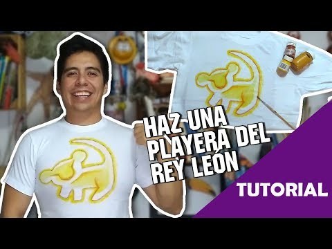 Haz una playera del Rey Leon (de Simba) en casa - Tutorial Omar Cortes Universe