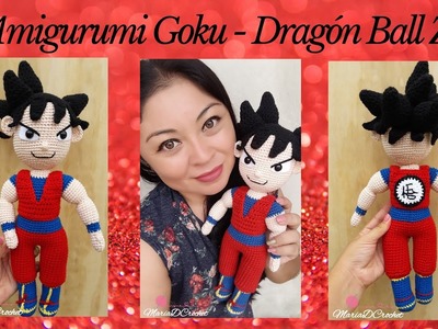 Tercera parte | Amigurumi Goku 35 cm | Cabeza - Cabello | Goku Dragón Ball Z tutorial