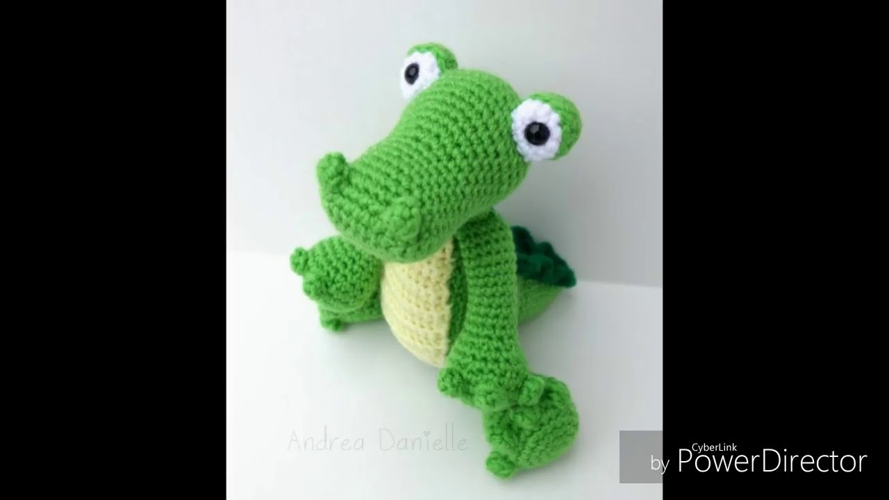 Cocodrilo amigurumi tejido a crochet amigurumi crocodile