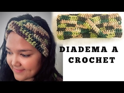 ????????Diadema o turbante super fácil a Crochet????????Headband or turban super easy to Croche