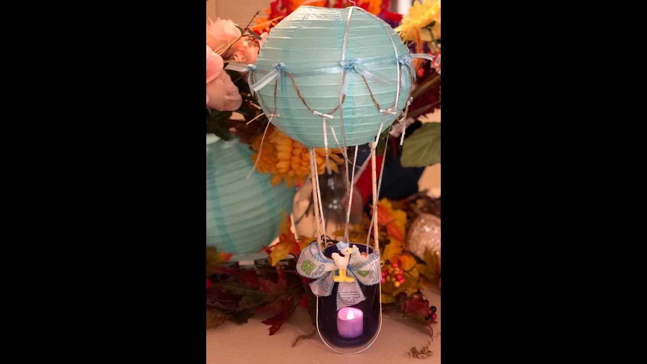 DIY Centro de Mesa de Linterna Ideas para Baby Shower, Matrimonios