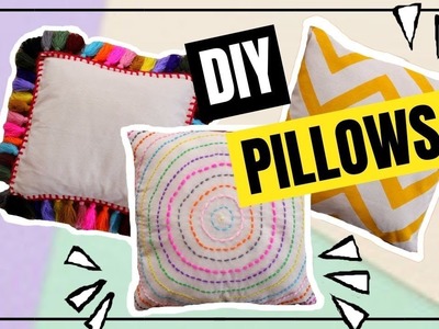 DIY Cómo hacer COJINES decorativos TUMBLR ????❤️ Tumblr pillows