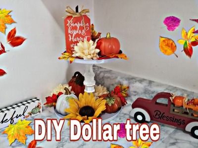 ????DIY Dollar tree otoño ????.decoracion otoño 2019????