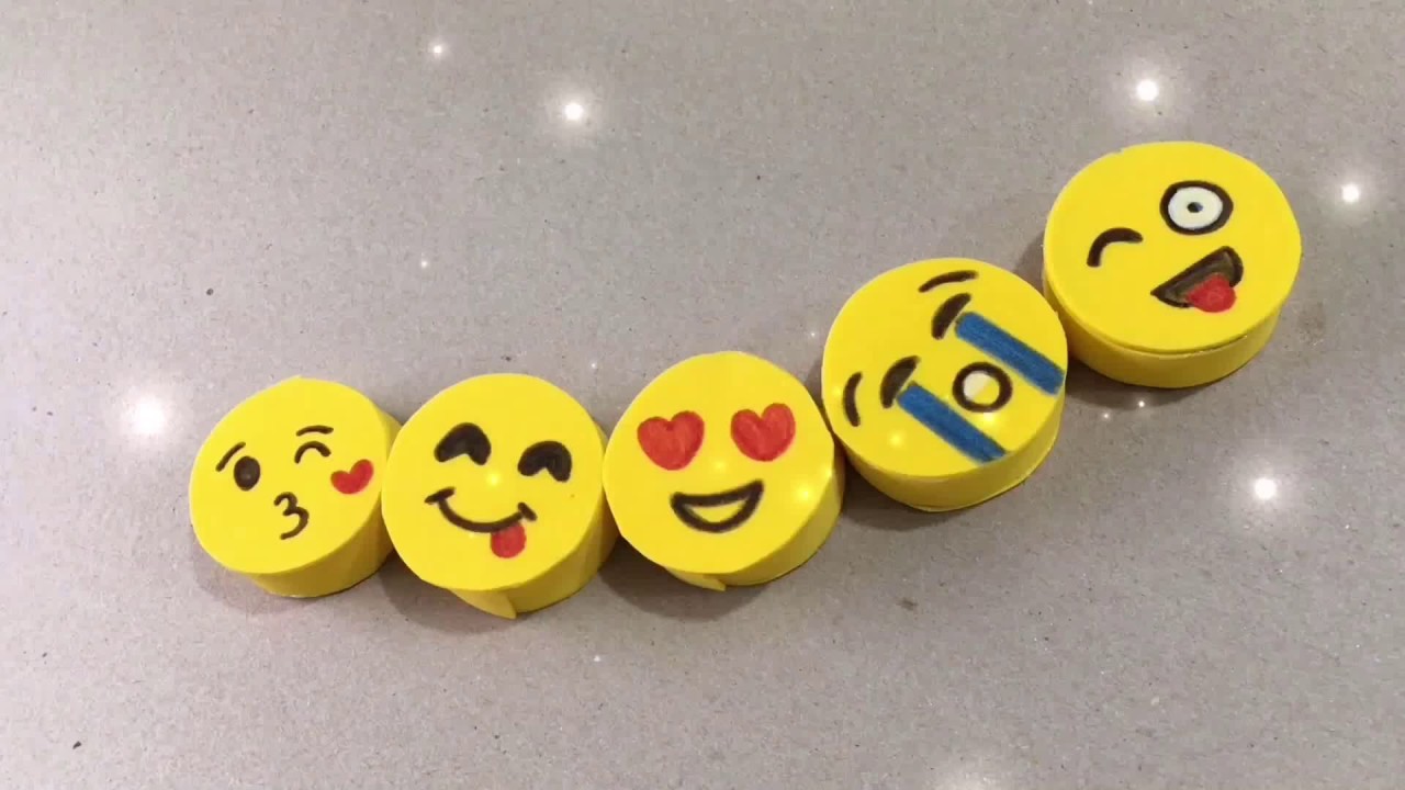 DIY Emojis Squishy SIN foami moldeable