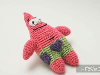Patricio estrella Bob esponja amigurumi tejido a crochet amigurumi Patrick star