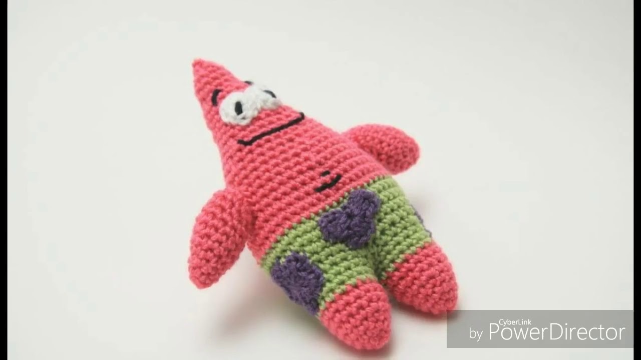 Patricio estrella Bob esponja amigurumi tejido a crochet amigurumi Patrick star