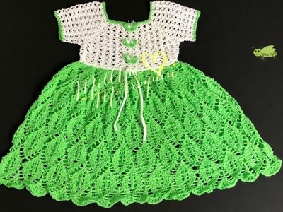 Vestido Crochet 3 a 4 años Dos Colores