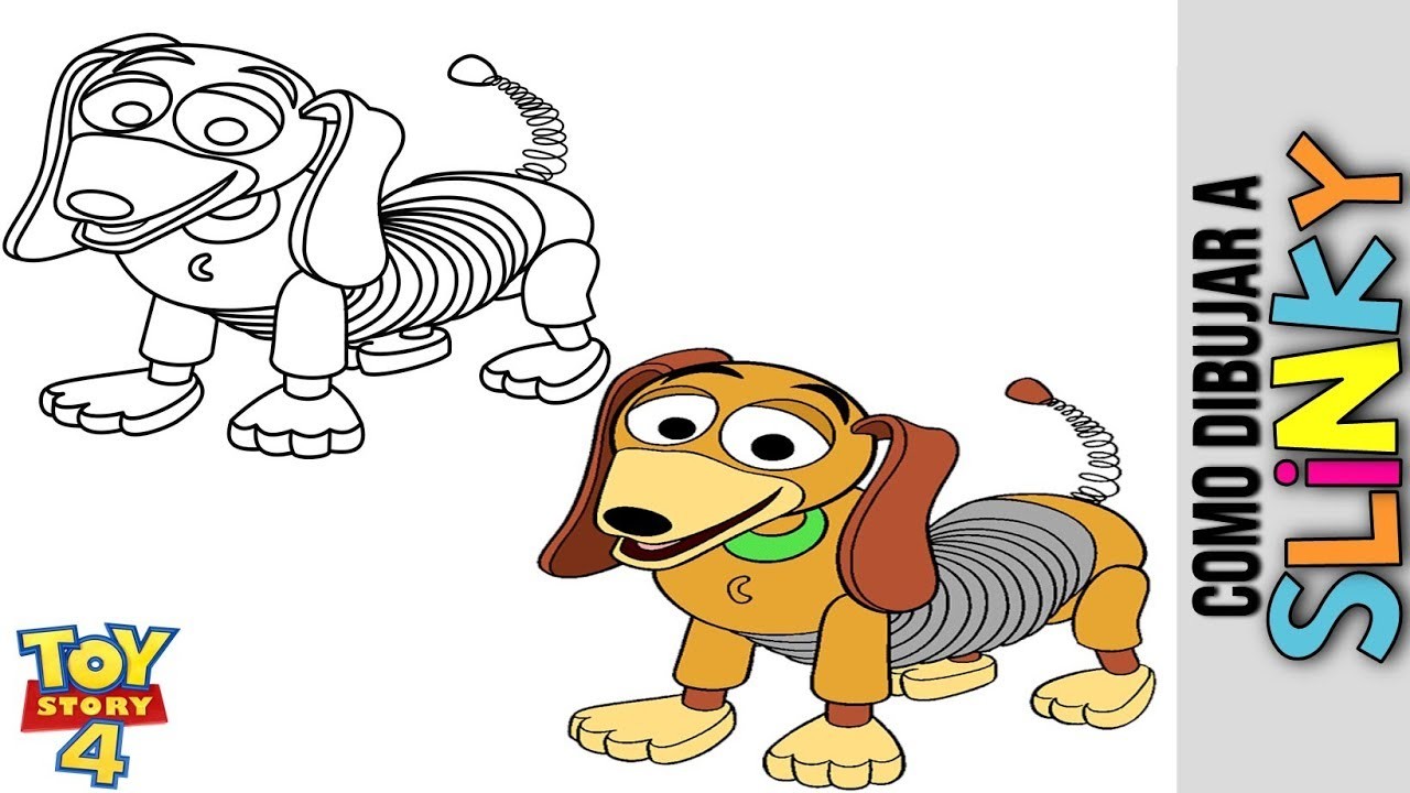 Como Dibujar A Slinky De Toy Story 4 ???? Dibujos Faciles ???? Dibujos A Lapiz ???? Dibujos ???? Caricaturas
