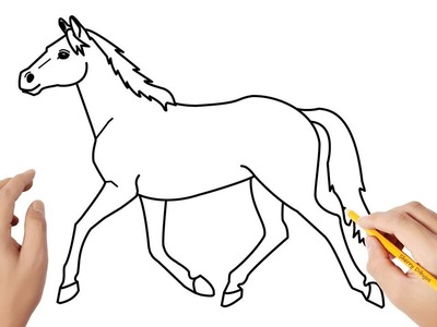 Cómo dibujar un caballo | Dibujos sencillos