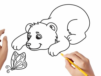 Como dibujar un oso | Dibujos sencillos
