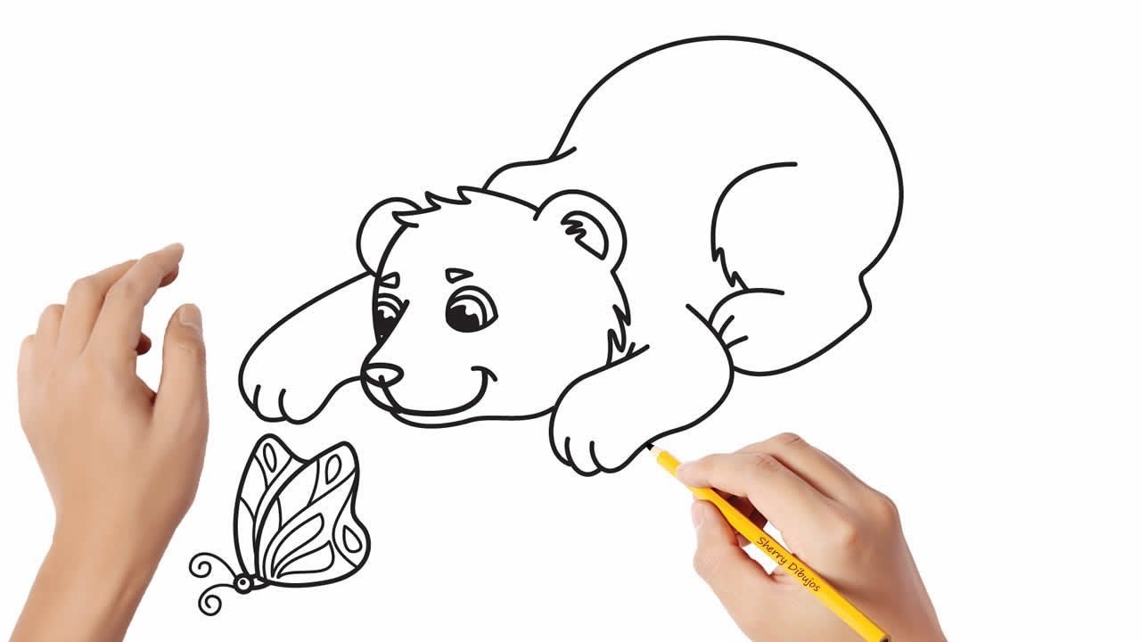 Como dibujar un oso | Dibujos sencillos