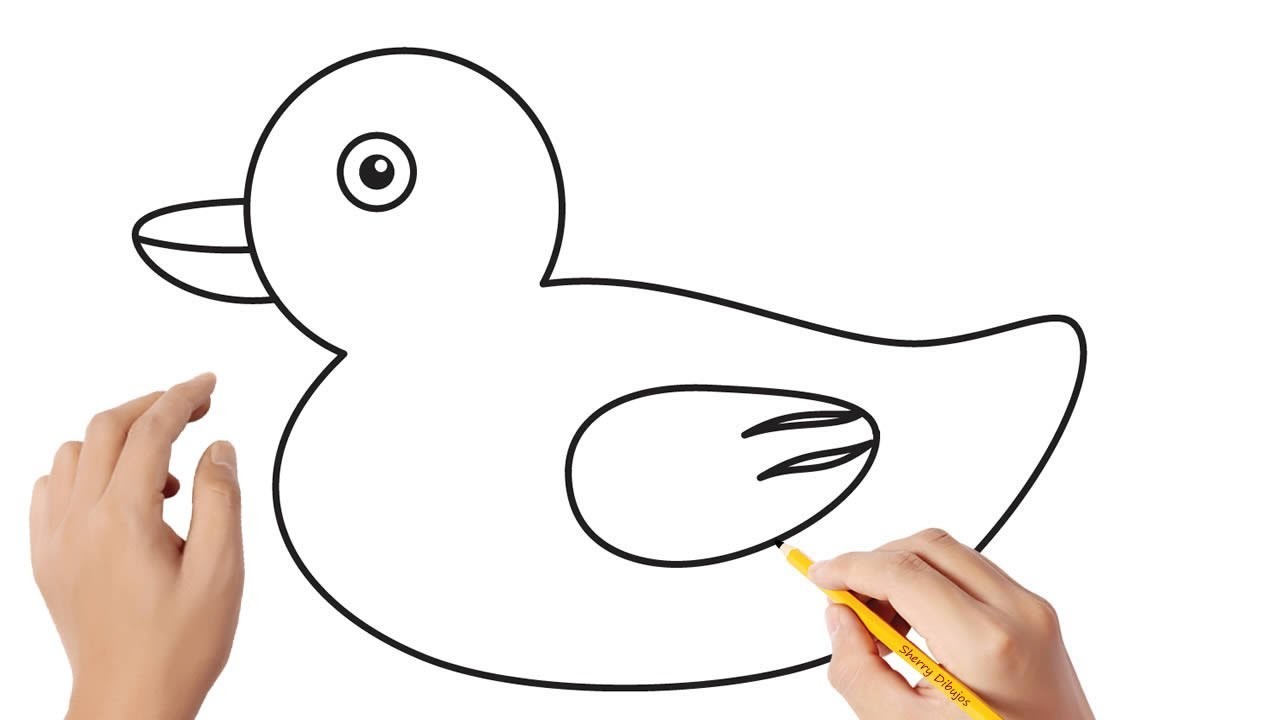 Cómo dibujar un pato | Dibujos sencillos