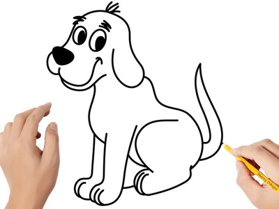 Cómo dibujar un perro | Dibujos sencillos
