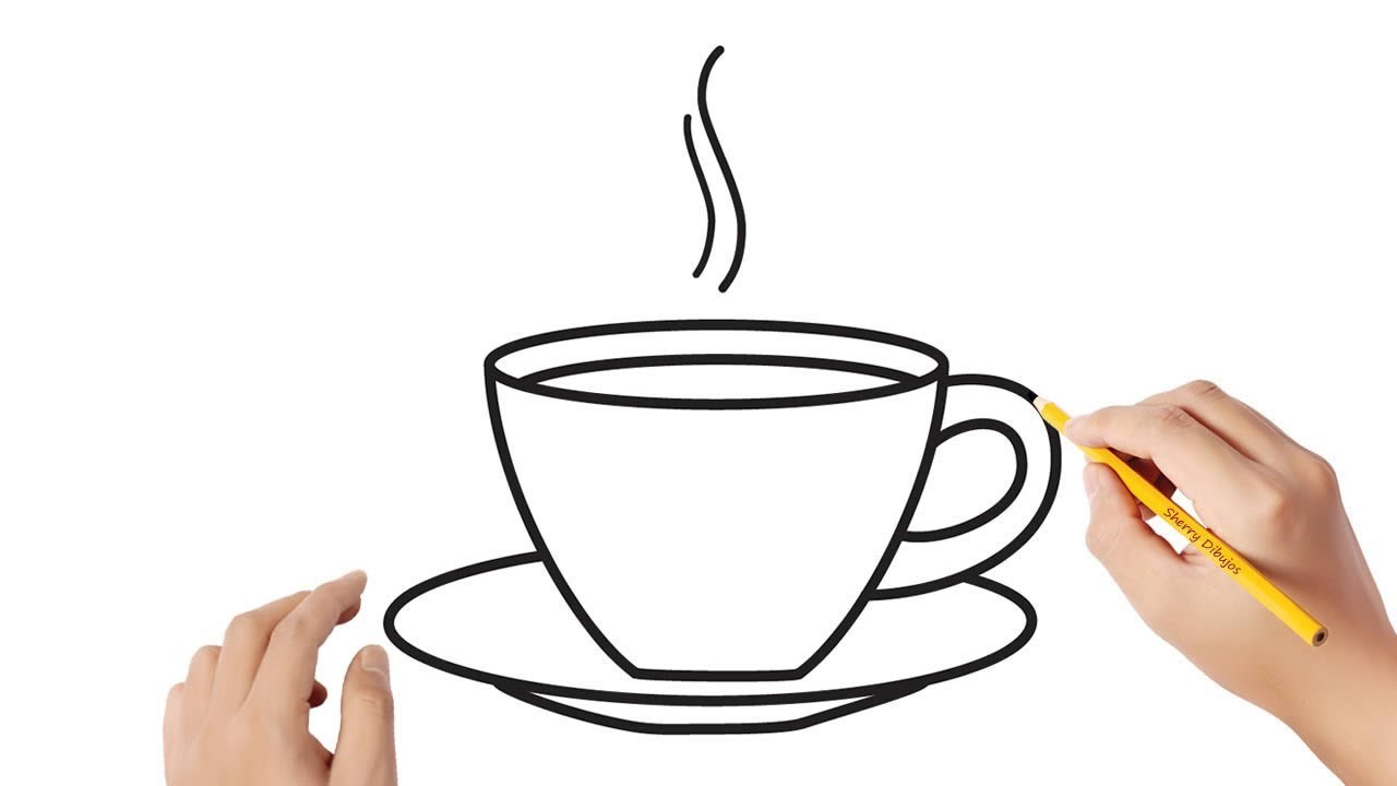 Cómo dibujar una taza de té | Dibujos sencillos
