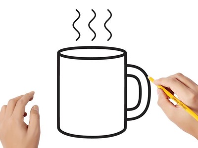 Cómo dibujar una taza | Dibujos sencillos