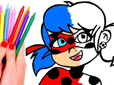 Dibuja y colorea a Ladybug ???????? Dibujos para niños