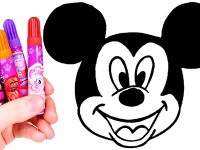 Dibuja y colorea a Mickey Mouse ????????Dibujos para niños