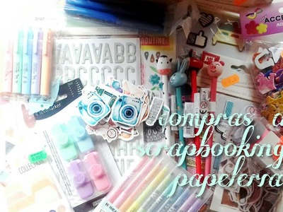 Haul de scrapbooking y papelería