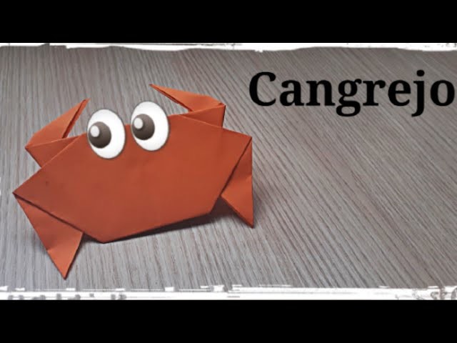 Cangrejo de Papel - Origami