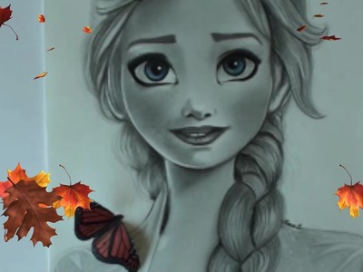 Como Dibujar A Elsa De Frozen 2. Desde el boceto.