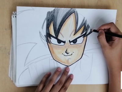 COMO DIBUJAR A GOKU fácil para niños