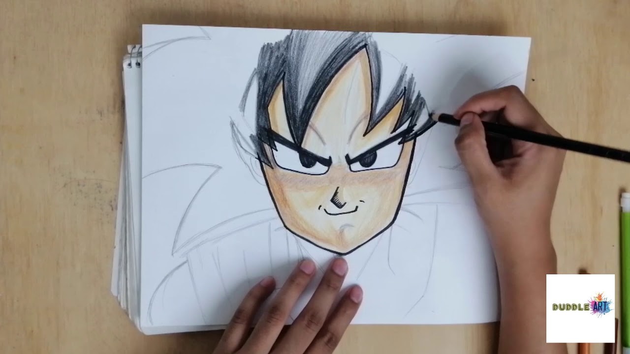 COMO DIBUJAR A GOKU fácil para niños