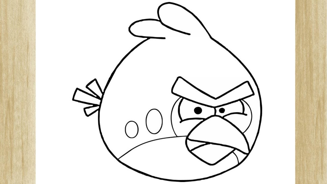 COMO DIBUJAR A RED DE ANGRY BIRDS