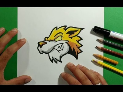 Como dibujar un lobo paso a paso 8 | How to draw a wolf 8