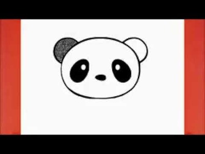 Como dibujar un oso panda