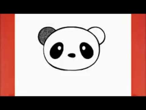 Como dibujar un oso panda