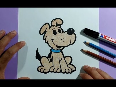 Como dibujar un perro paso a paso 54 | How to draw a dog 54