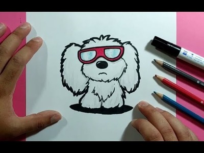 Como dibujar un perro paso a paso 55 | How to draw a dog 55