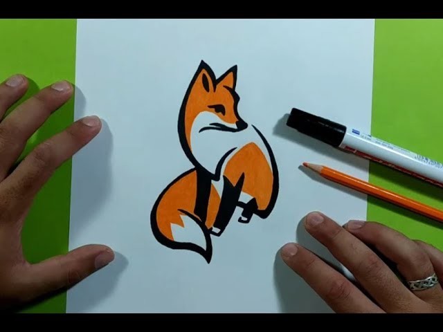 Como dibujar un zorro paso a paso 6 | How to draw a fox 6