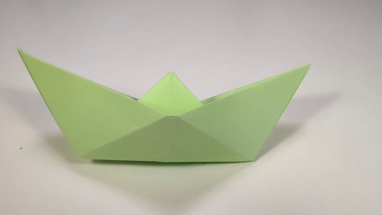 Como hacer un barco de papel.