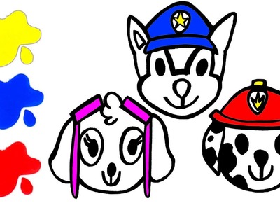 Dibuja y colorea a 3 Perritos en Emoji ????????✨Dibujos para niños
