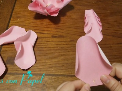 Flores de papel, easy paper flowers,  ideas con papel