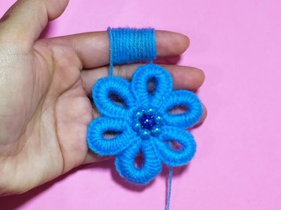 HAZ FLORES LINDAS #9. Hand Embroidery Amazing Trick, Easy Flower Embroidery, Sewing Hack