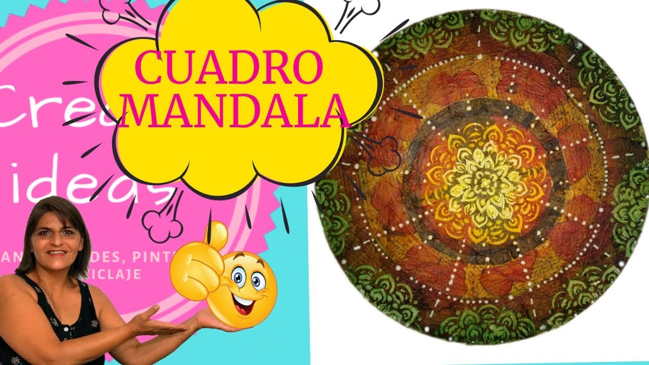 Mandalas para la pared! DIY | DECOUPAGE Art