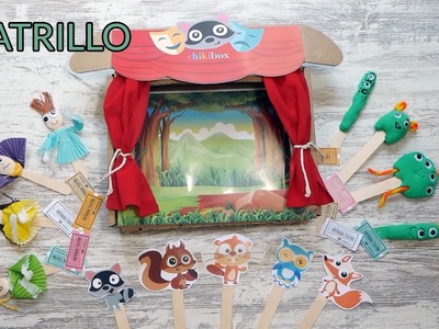 Teatro de marionetas - Manualidades fáciles para niños con Chikibox