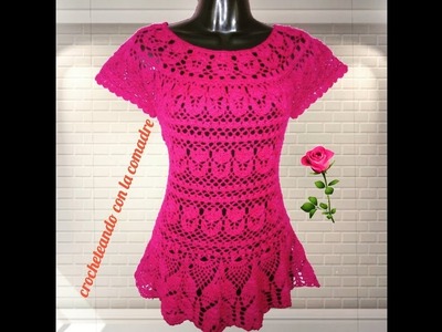 Tutorial blusa puntada tulipanes 3a  EDITADOparte