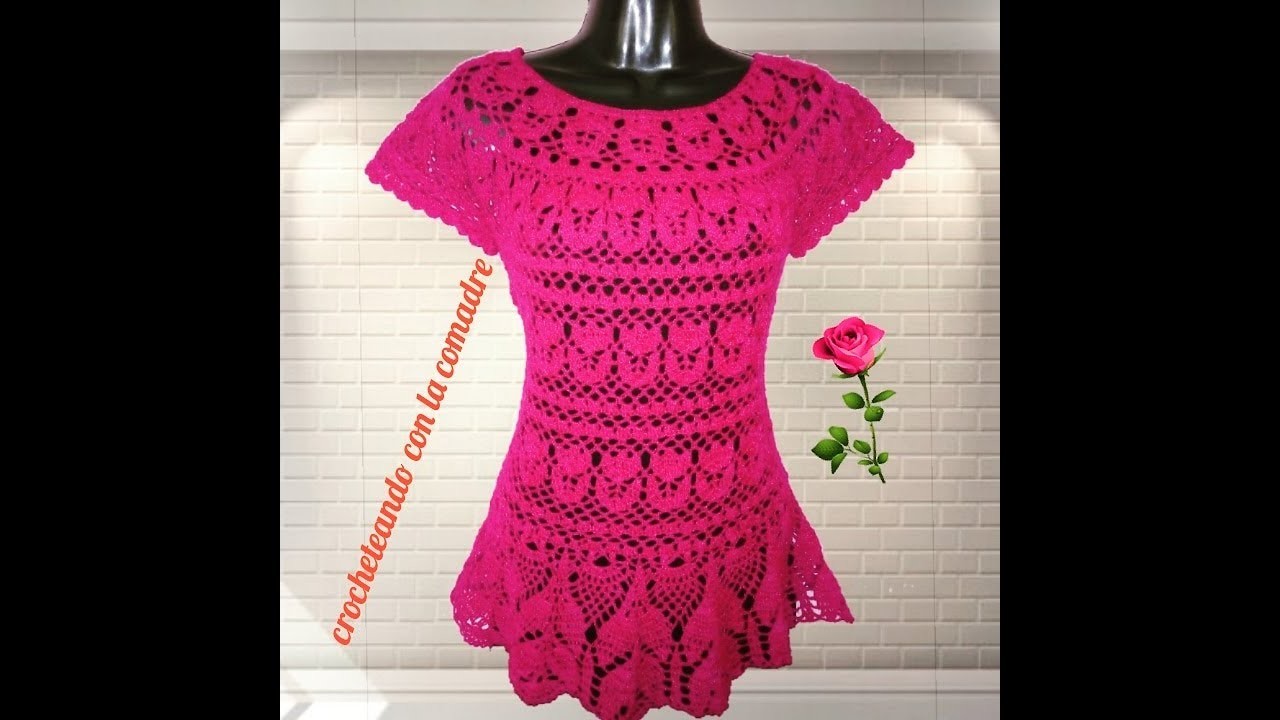 Tutorial blusa puntada tulipanes 3a  EDITADOparte
