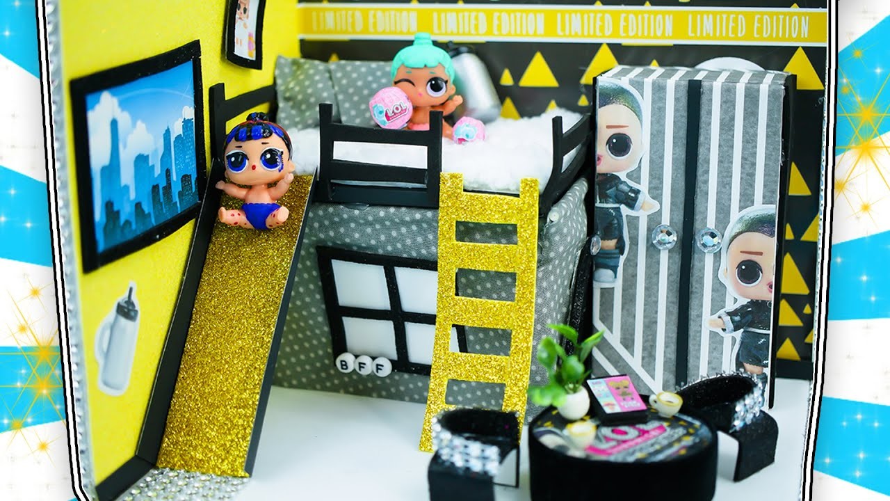 10 Miniaturas para Muñecas LOL SORPRESA Bffs | DIY Habitación Lol Hombres | Barbie Hacks