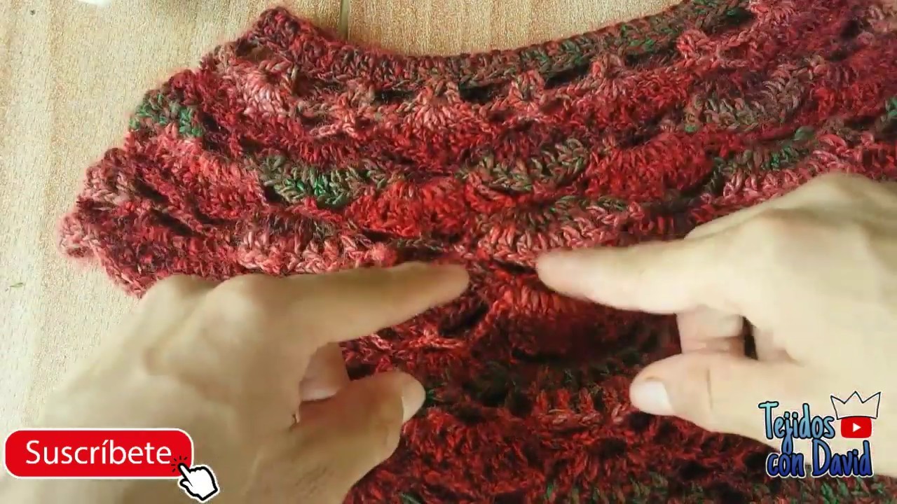 Blusa tejida a crochet parte #1 tejer canesu